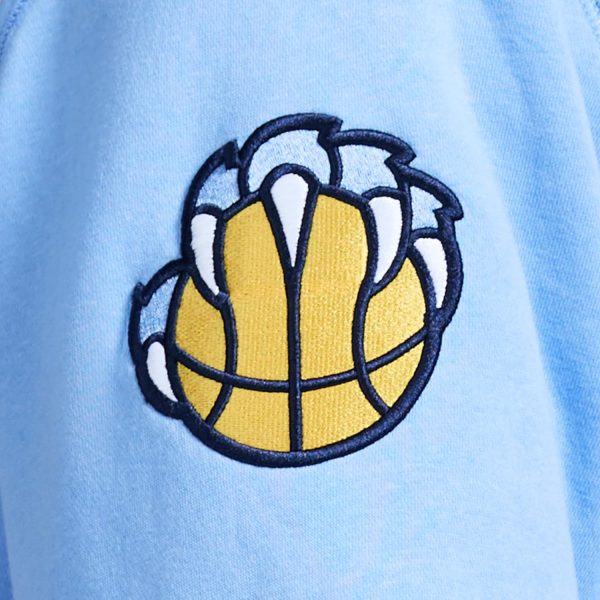 Men's X NBA Officially Licensed Long Sleeve Zip Up Hooded Fleece Sweatshirt - Image 6