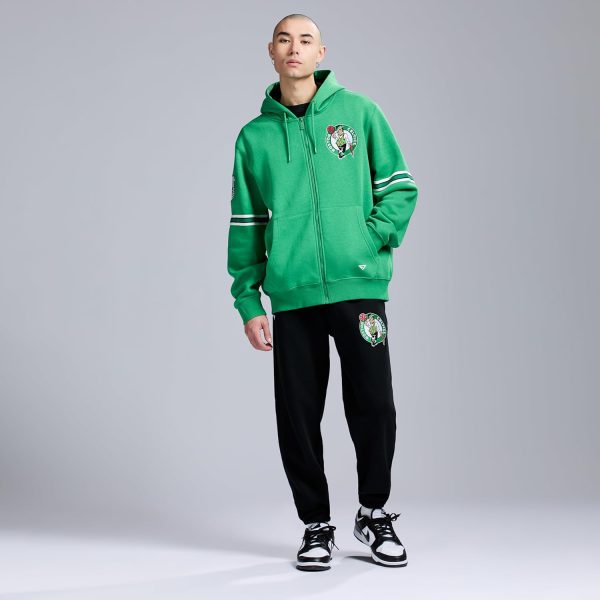Men's X NBA Officially Licensed Long Sleeve Zip Up Hooded Fleece Sweatshirt - Image 22