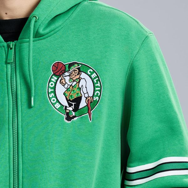 Men's X NBA Officially Licensed Long Sleeve Zip Up Hooded Fleece Sweatshirt - Image 24