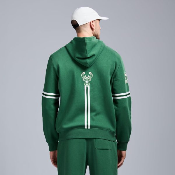 Men's X NBA Officially Licensed Long Sleeve Zip Up Hooded Fleece Sweatshirt - Image 33