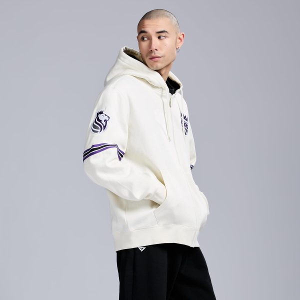 Men's X NBA Officially Licensed Long Sleeve Zip Up Hooded Fleece Sweatshirt - Image 44