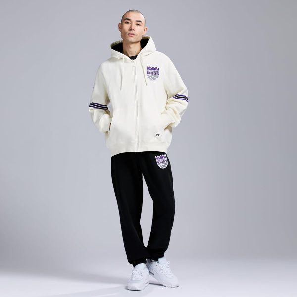 Men's X NBA Officially Licensed Long Sleeve Zip Up Hooded Fleece Sweatshirt - Image 46