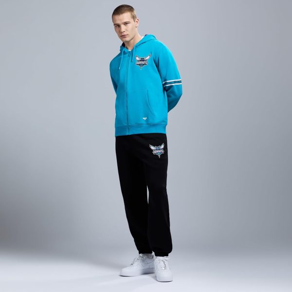 Men's X NBA Officially Licensed Long Sleeve Zip Up Hooded Fleece Sweatshirt - Image 52