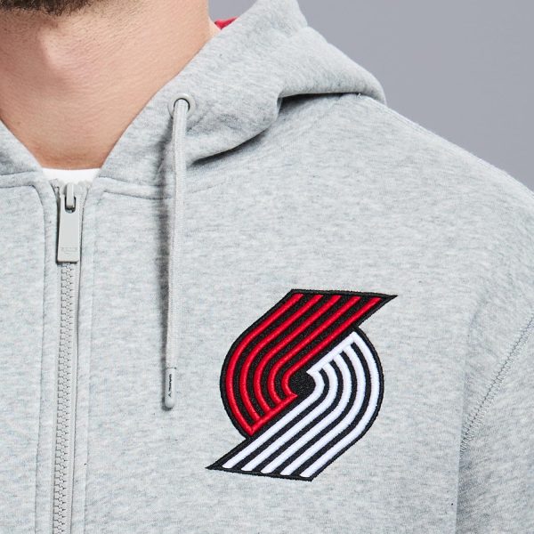 Men's X NBA Officially Licensed Long Sleeve Zip Up Hooded Fleece Sweatshirt - Image 66