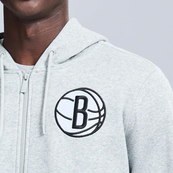 Men's X NBA Officially Licensed Long Sleeve Zip Up Hooded Fleece Sweatshirt - Image 78