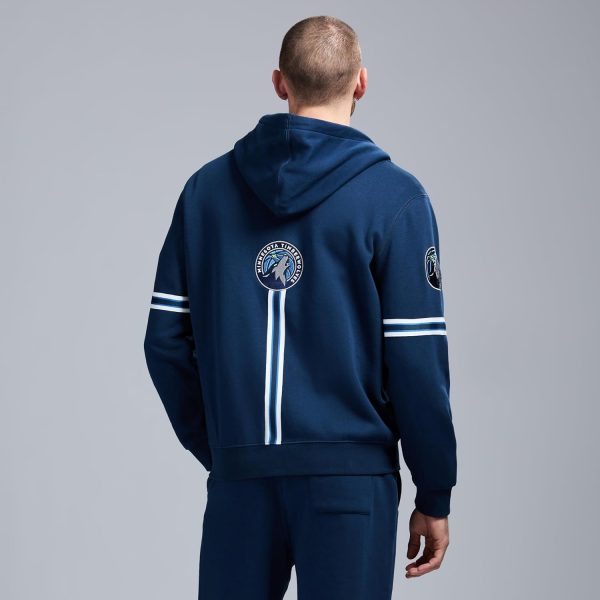 Men's X NBA Officially Licensed Long Sleeve Zip Up Hooded Fleece Sweatshirt - Image 93