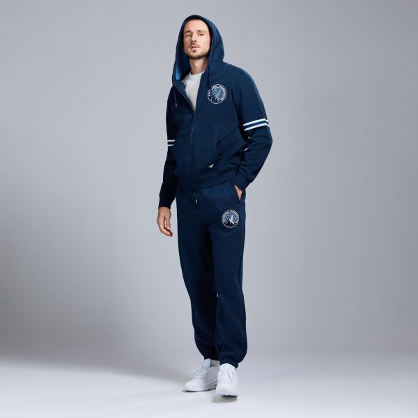 Men's X NBA Officially Licensed Long Sleeve Zip Up Hooded Fleece Sweatshirt - Image 94