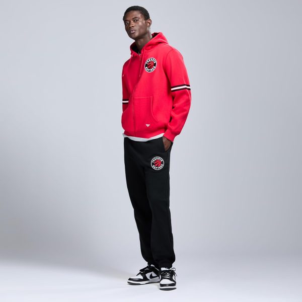 Men's X NBA Officially Licensed Long Sleeve Zip Up Hooded Fleece Sweatshirt - Image 100