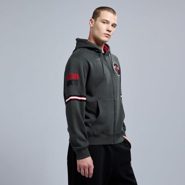 Men's X NBA Officially Licensed Long Sleeve Zip Up Hooded Fleece Sweatshirt - Image 110