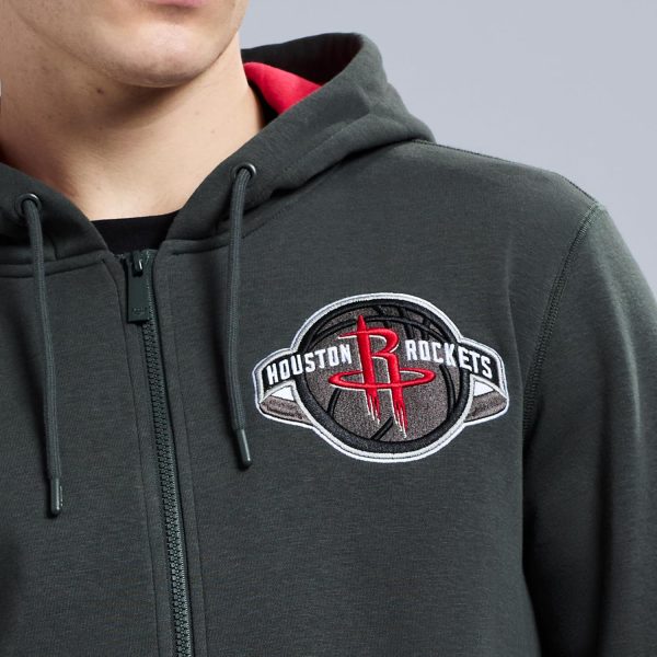 Men's X NBA Officially Licensed Long Sleeve Zip Up Hooded Fleece Sweatshirt - Image 114
