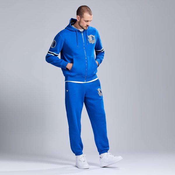Men's X NBA Officially Licensed Long Sleeve Zip Up Hooded Fleece Sweatshirt - Image 118