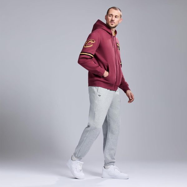 Men's X NBA Officially Licensed Long Sleeve Zip Up Hooded Fleece Sweatshirt - Image 142