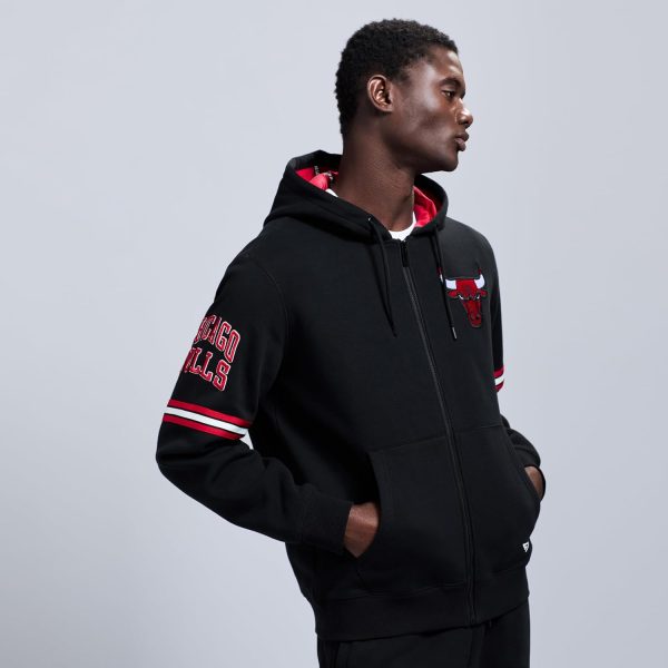 Men's X NBA Officially Licensed Long Sleeve Zip Up Hooded Fleece Sweatshirt - Image 146