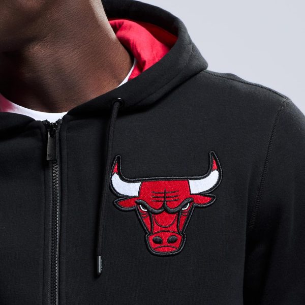 Men's X NBA Officially Licensed Long Sleeve Zip Up Hooded Fleece Sweatshirt - Image 150
