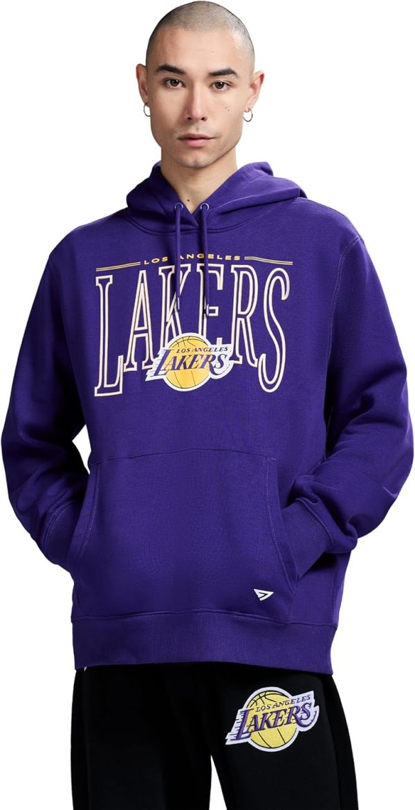 Men's X NBA Officially Licensed Long Sleeve Classic Pullover Hoodie Fleece Sweatshirt - Image 61