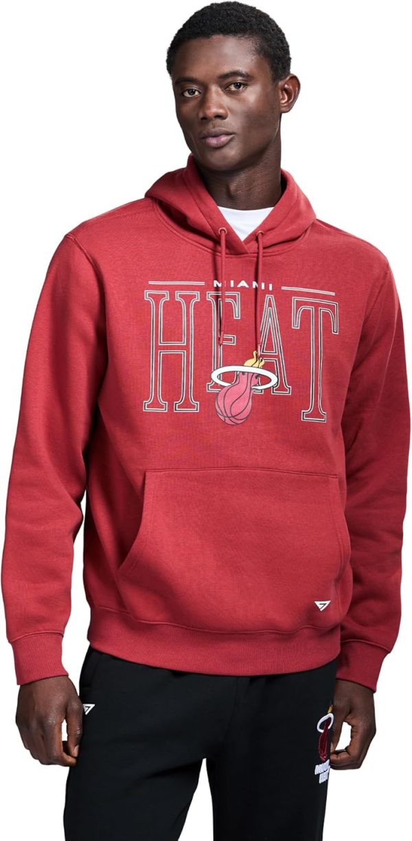 Men's X NBA Officially Licensed Long Sleeve Classic Pullover Hoodie Fleece Sweatshirt - Image 37