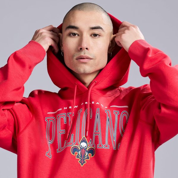 Men's X NBA Officially Licensed Long Sleeve Classic Pullover Hoodie Fleece Sweatshirt - Image 77