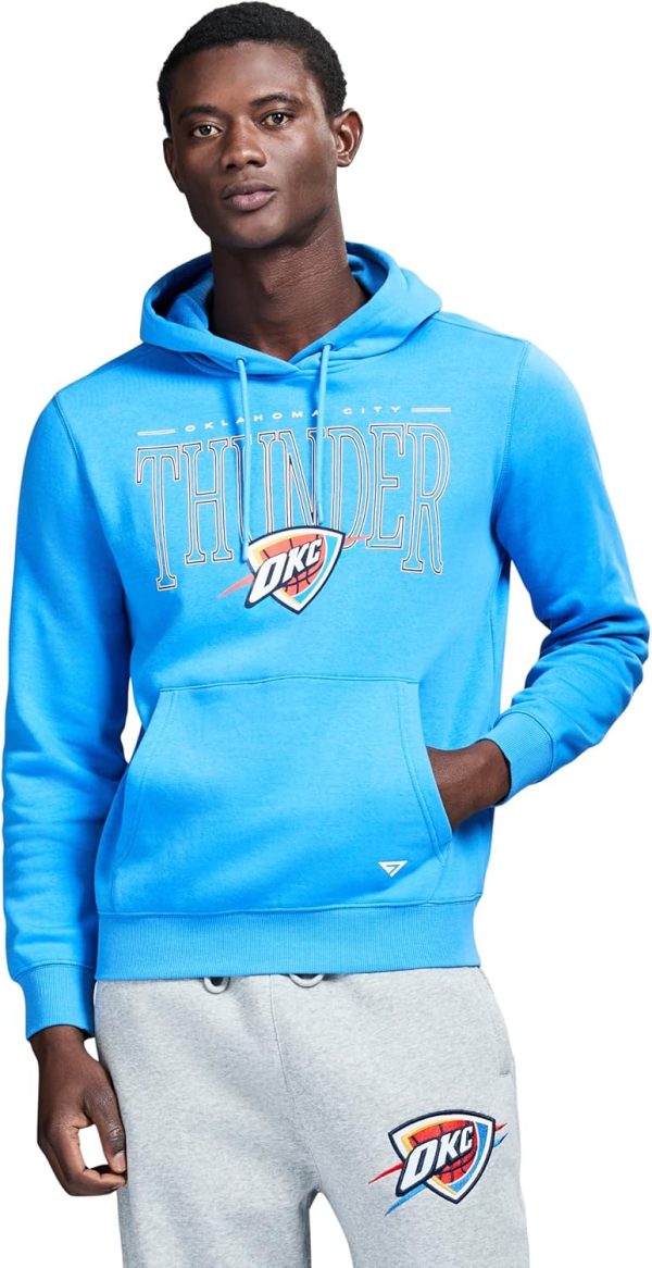 Men's X NBA Officially Licensed Long Sleeve Classic Pullover Hoodie Fleece Sweatshirt - Image 109
