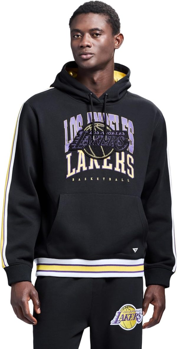 x NBA Officially Licensed Men's Long Sleeve Pullover Hoodie Fleece Heavyweight Sweatshirt - Image 42