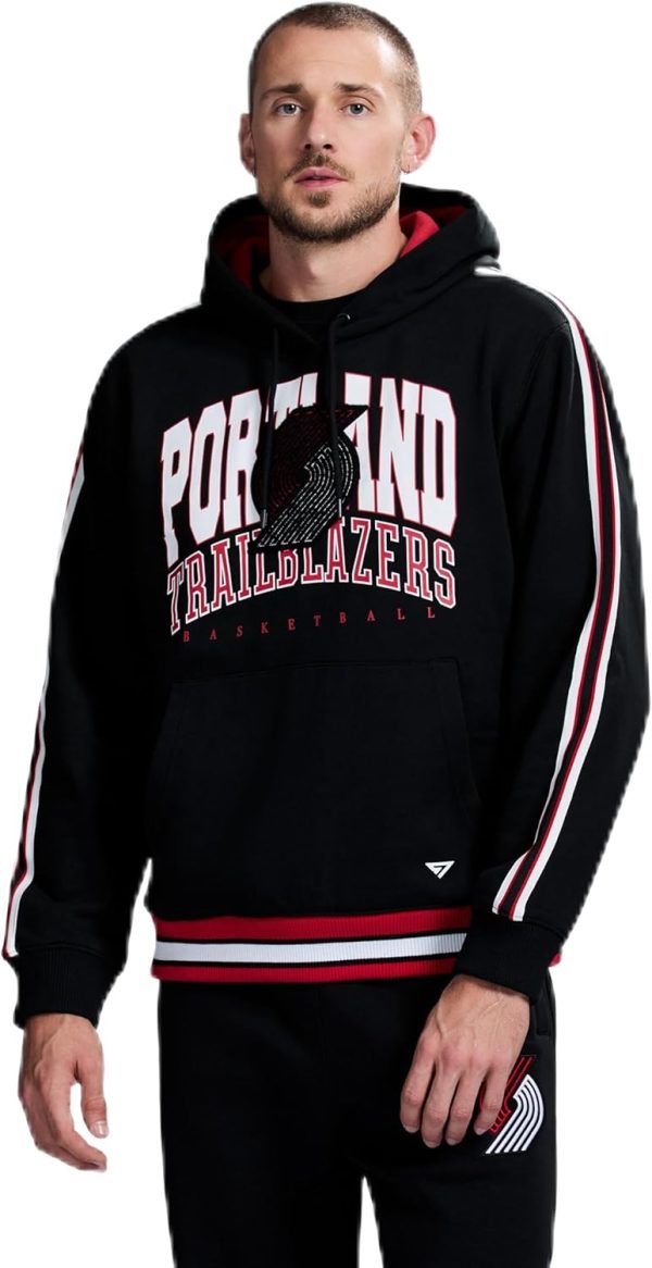 x NBA Officially Licensed Men's Long Sleeve Pullover Hoodie Fleece Heavyweight Sweatshirt - Image 66