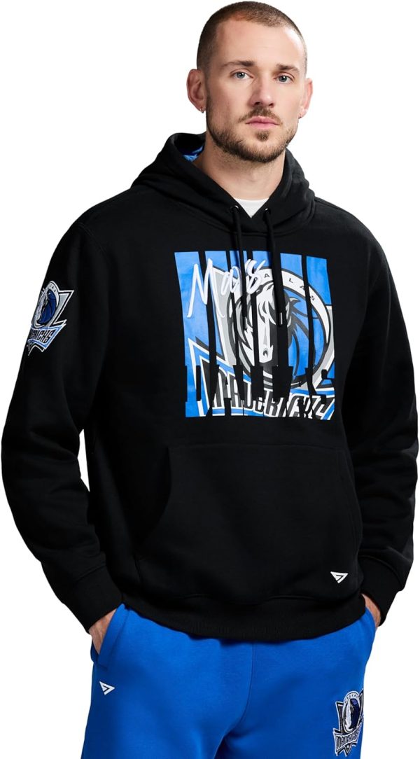 Men's X NBA Officially Licensed Long Sleeve Pullover Hoodie Fleece Sweatshirt