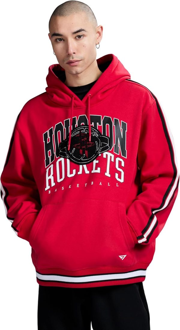 x NBA Officially Licensed Men's Long Sleeve Pullover Hoodie Fleece Heavyweight Sweatshirt - Image 114