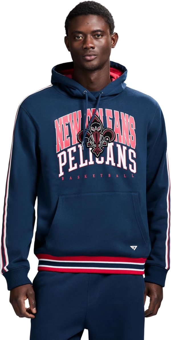 x NBA Officially Licensed Men's Long Sleeve Pullover Hoodie Fleece Heavyweight Sweatshirt - Image 132