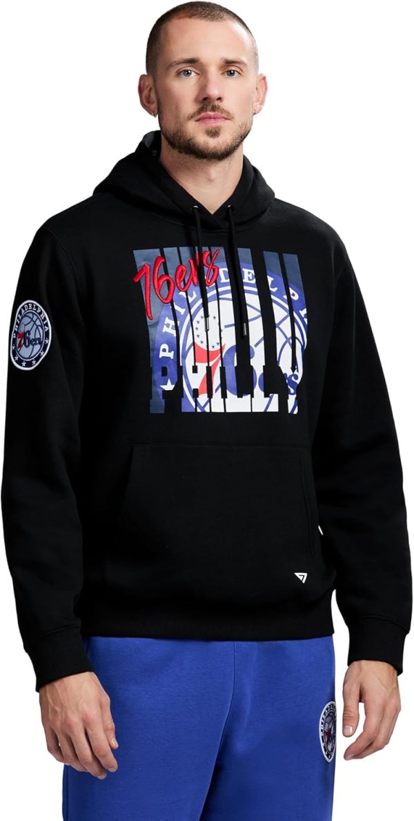 Men's X NBA Officially Licensed Long Sleeve Pullover Hoodie Fleece Sweatshirt - Image 43