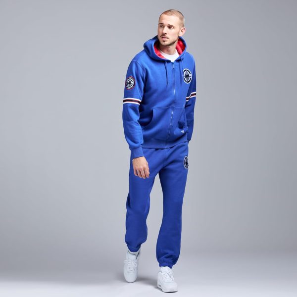 Men's X NBA Officially Licensed Long Sleeve Zip Up Hooded Fleece Sweatshirt - Image 16
