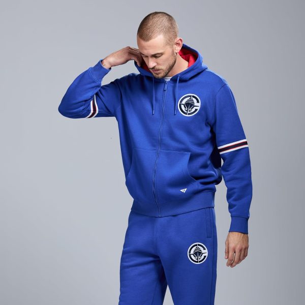 Men's X NBA Officially Licensed Long Sleeve Zip Up Hooded Fleece Sweatshirt - Image 17
