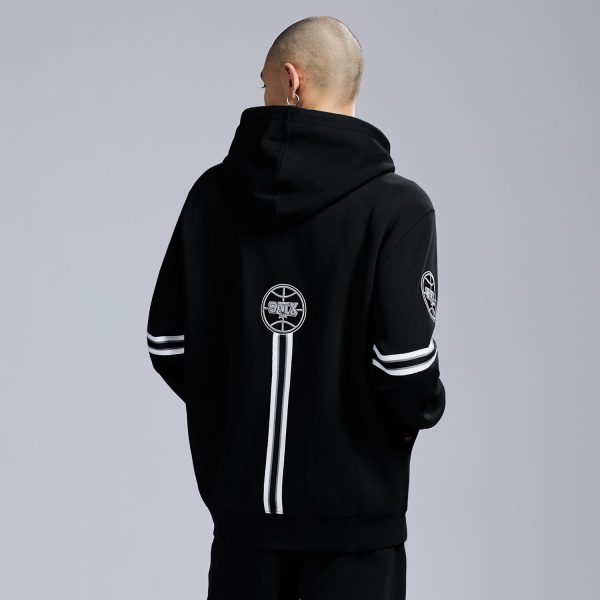 Men's X NBA Officially Licensed Long Sleeve Zip Up Hooded Fleece Sweatshirt - Image 21