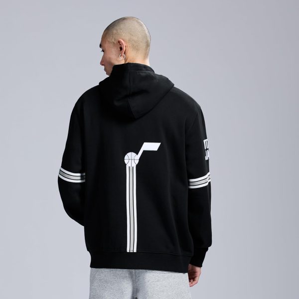 Men's X NBA Officially Licensed Long Sleeve Zip Up Hooded Fleece Sweatshirt - Image 33