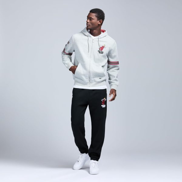 Men's X NBA Officially Licensed Long Sleeve Zip Up Hooded Fleece Sweatshirt - Image 76