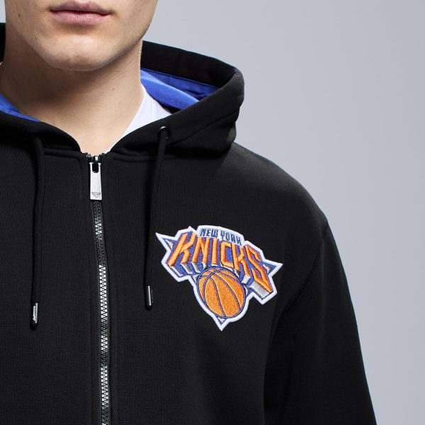Men's X NBA Officially Licensed Long Sleeve Zip Up Hooded Fleece Sweatshirt - Image 90