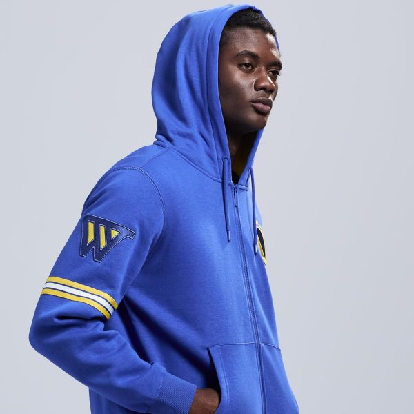 Men's X NBA Officially Licensed Long Sleeve Zip Up Hooded Fleece Sweatshirt - Image 95