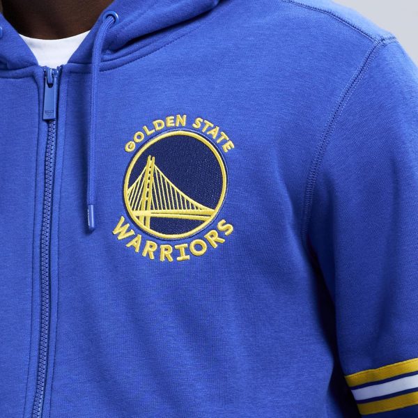 Men's X NBA Officially Licensed Long Sleeve Zip Up Hooded Fleece Sweatshirt - Image 96