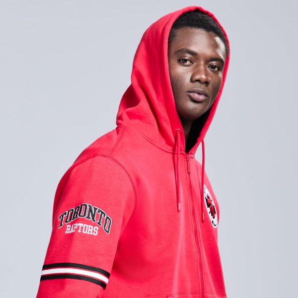 Men's X NBA Officially Licensed Long Sleeve Zip Up Hooded Fleece Sweatshirt - Image 107