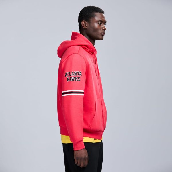Men's X NBA Officially Licensed Long Sleeve Zip Up Hooded Fleece Sweatshirt - Image 110