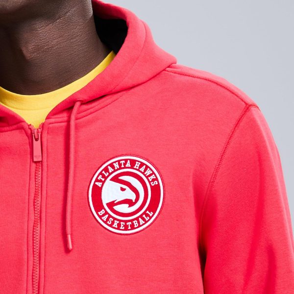Men's X NBA Officially Licensed Long Sleeve Zip Up Hooded Fleece Sweatshirt - Image 114