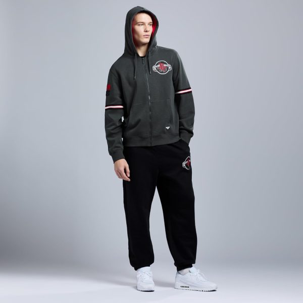 Men's X NBA Officially Licensed Long Sleeve Zip Up Hooded Fleece Sweatshirt - Image 118