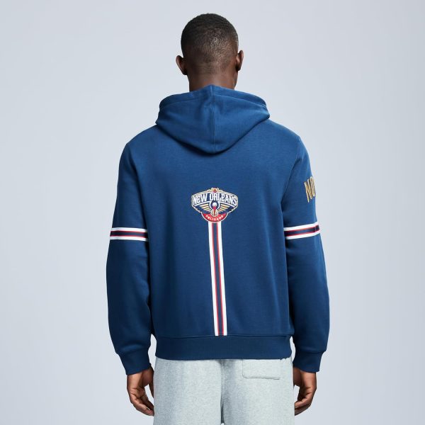 Men's X NBA Officially Licensed Long Sleeve Zip Up Hooded Fleece Sweatshirt - Image 141