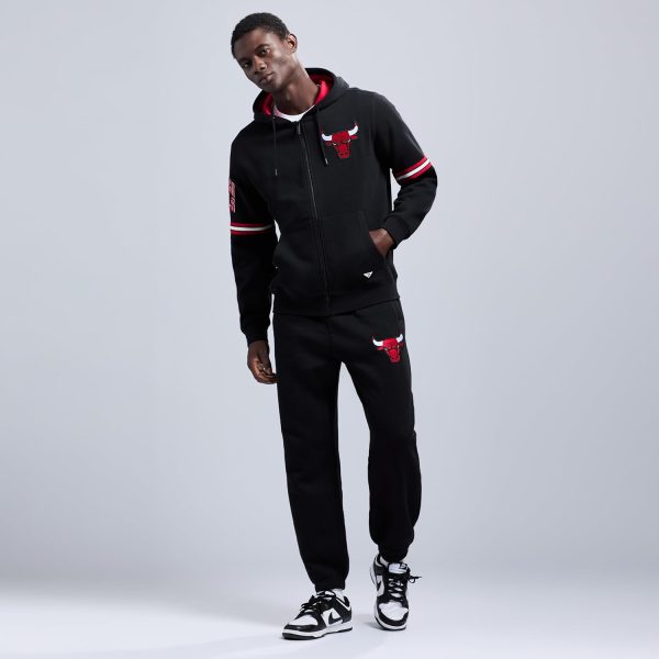 Men's X NBA Officially Licensed Long Sleeve Zip Up Hooded Fleece Sweatshirt - Image 148