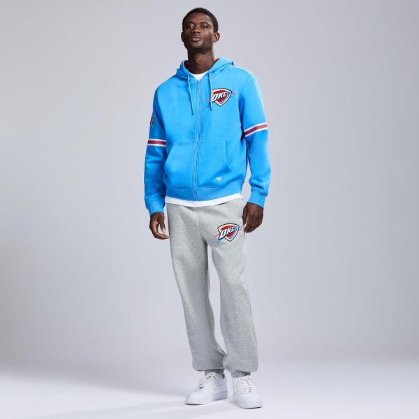 Men's X NBA Officially Licensed Long Sleeve Zip Up Hooded Fleece Sweatshirt - Image 154