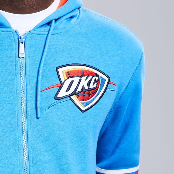 Men's X NBA Officially Licensed Long Sleeve Zip Up Hooded Fleece Sweatshirt - Image 156