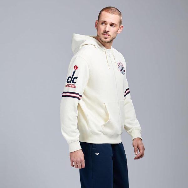 Men's X NBA Officially Licensed Long Sleeve Zip Up Hooded Fleece Sweatshirt - Image 158