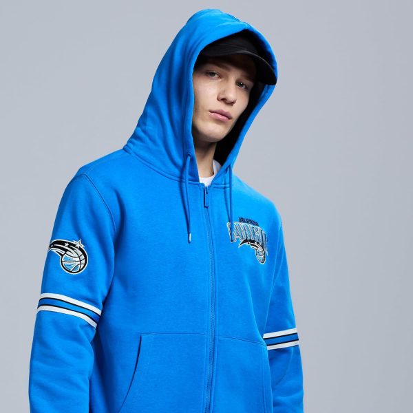 Men's X NBA Officially Licensed Long Sleeve Zip Up Hooded Fleece Sweatshirt - Image 173