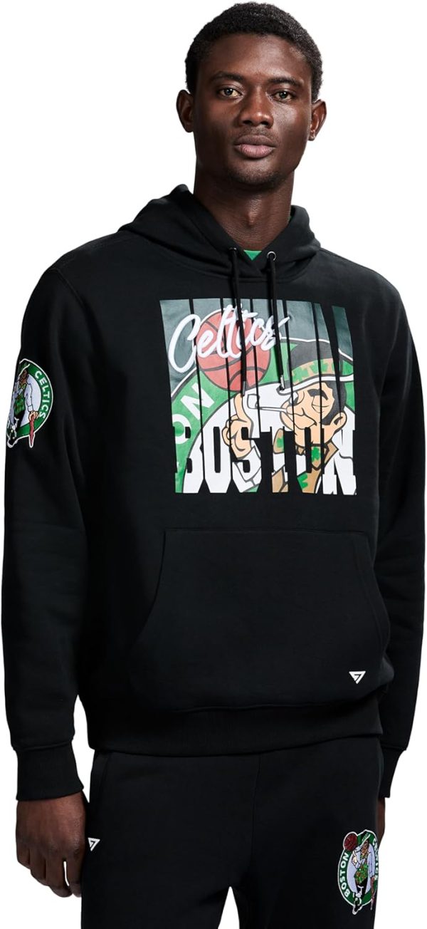 Men's X NBA Officially Licensed Long Sleeve Pullover Hoodie Fleece Sweatshirt
