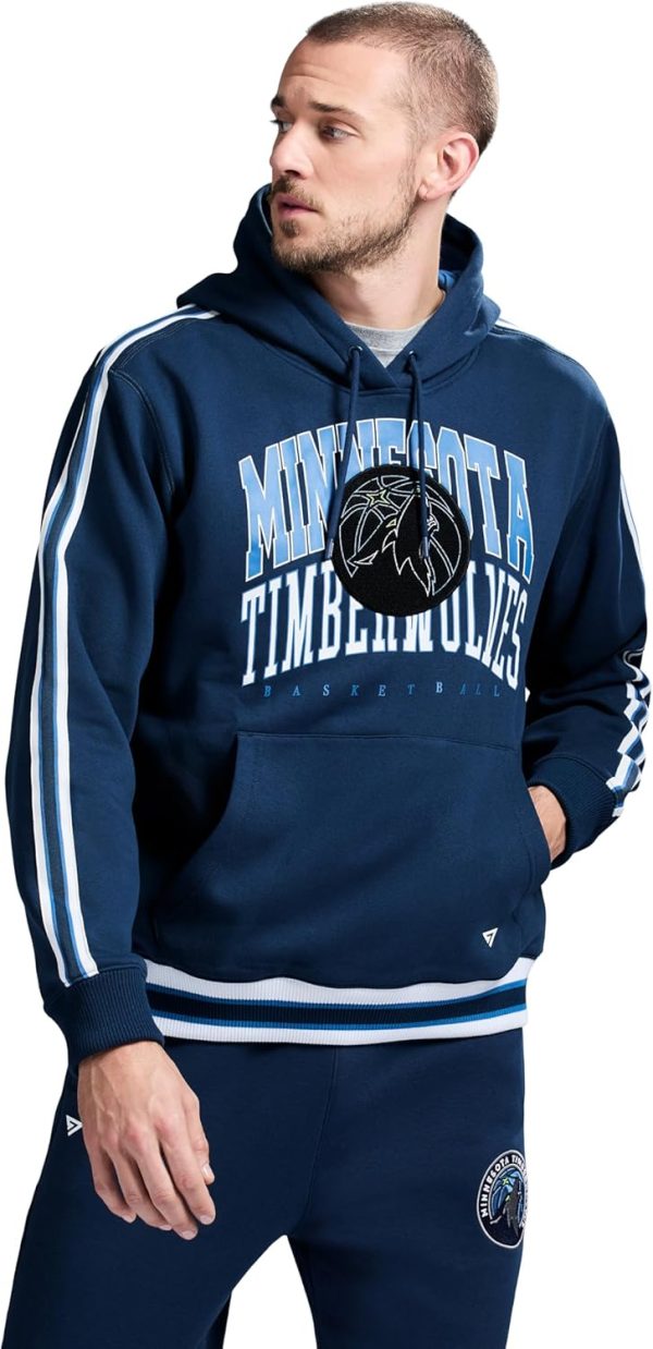 x NBA Officially Licensed Men's Long Sleeve Pullover Hoodie Fleece Heavyweight Sweatshirt - Image 96